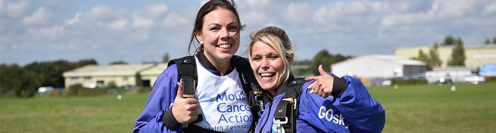 Raise vital funds to help raise awareness of mouth cancer